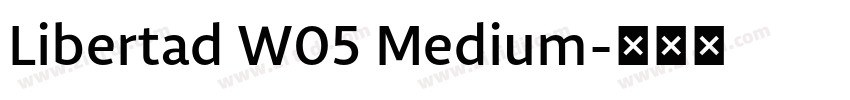Libertad W05 Medium字体转换